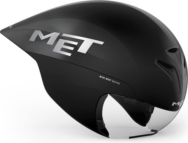 MET Casco Drone Wide Body II - black metallic glossy/54 - 58 cm