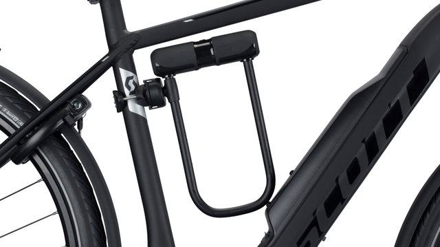 CONTEC PowerLoc U-Lock w/ Extra Loop Cable - black | 23 cm | 11.5 cm
