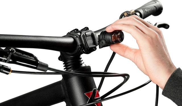 Lupine Support de guidon FrontClick - noir
