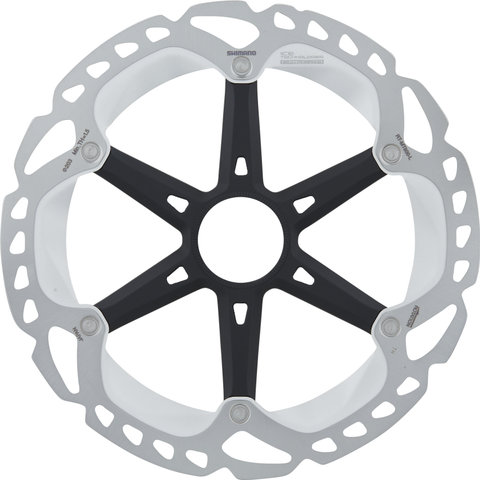 Shimano RT-MT800 Center Lock Brake Rotor for XT w/ Magnet + Internal Teeth - silver-black/203 mm