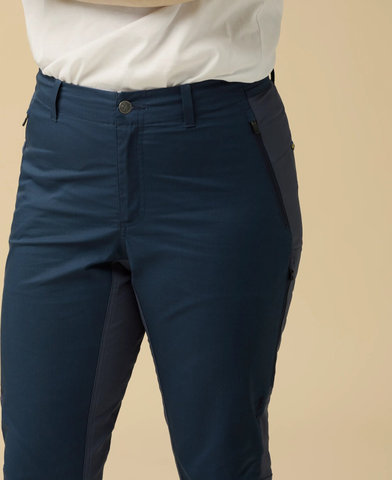 Fjällräven Hoja Hybrid Damen Hose - navy | S
