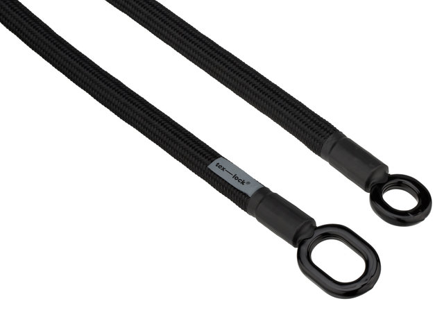 tex-lock eyelet Kettenschloss + U/X-lock Mini-Bügelschloss - onyx black/120 cm