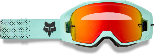 Fox Head Masque Vue Core Vivid - turquoise | chrome