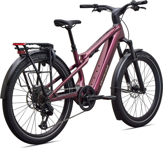 Specialized Bicicleta eléctrica de trekking Turbo Vado X3 5.0 27,5" - gloss bordeaux metallic-sandstone metallic | 44 mm | XL | 27,5" (650B) | 170,0 mm