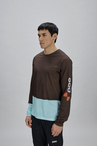 POC Maillot Motion Air LS - bronzite brown-lazurite blue | L