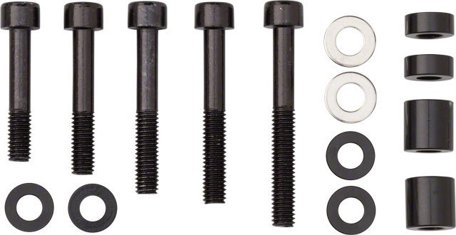 Salsa Montagekit für Alternator Gepäckträger - black