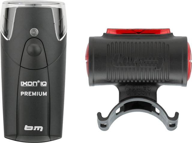 busch+müller Ixon IQ Premium + Ixback Senso LED Lighting Set - StVZO Approved - black