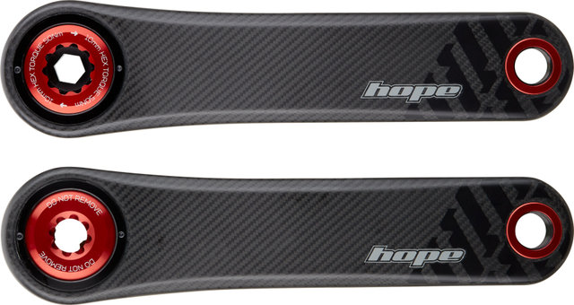 Hope Carbon 73 mm Wide Kurbel - red/170,0 mm