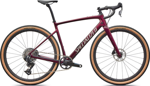Specialized Bicicleta de Gravel Diverge 4 Pro Force XPLR Carbon 28" - bordeaux metallic-pearl-dolomite | 172,5 mm | 55 mm | 28" | M