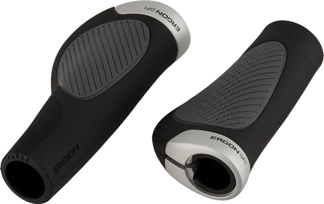 Ergon Puños de manillar GP1 Evo Single Twistshift para cambios de empuñadura unilaterales - black