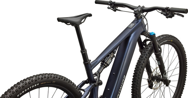 Specialized Turbo Levo R Comp Alloy E-Mountainbike - satin metallic deep marine-shadow silver | 140 mm | 160,0 mm | XS | 29" (VR), 27,5" (HR) | 44 mm
