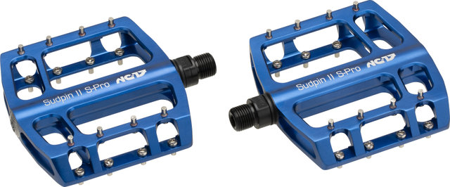 NC-17 Pedales de Plataforma Sudpin II S-Pro - azul/96 mm/100 mm
