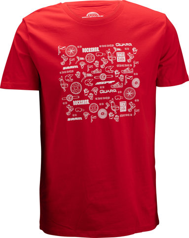 SRAM T-shirt Brands - red | L