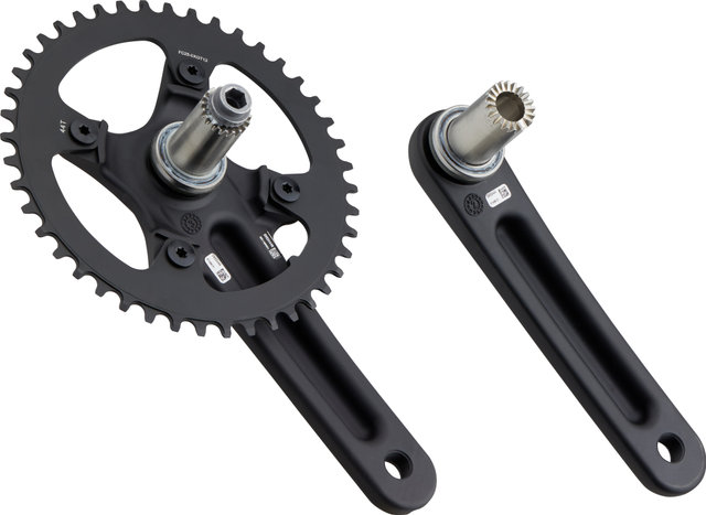 Campagnolo Ekar GT ProTech 13-speed Crankset - black/172.5 mm 44 tooth