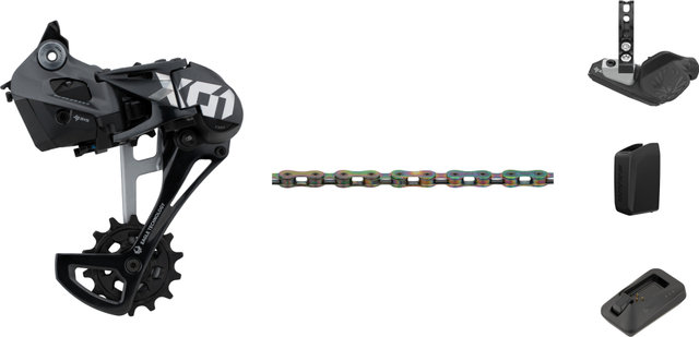 SRAM Kit de Mise à Niveau X01 Eagle AXS 1x12 vitesses - XX1 rainbow/14 dents/aucun/aucun/aucun/sans