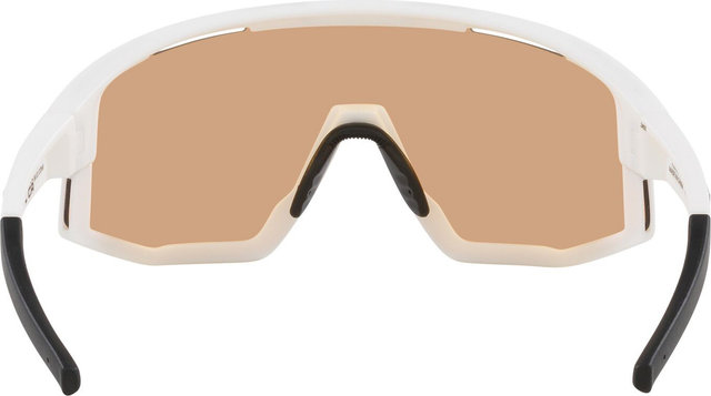 Bliz Fusion Nano Optics Nordic Light lunettes de sport - matte white/coral-orange-blue