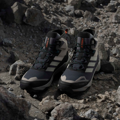 adidas Outdoor TERREX Skychaser AX5 Mid GTX CLIMA Wanderschuhe - legink wonwhi lbrown | 43 1/3 | 9