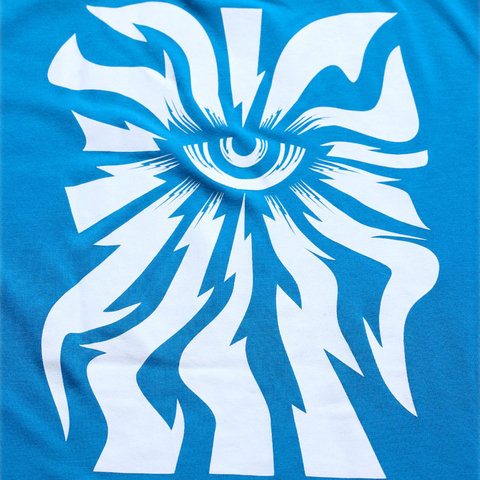 Troy Lee Designs Skyline Ride One Eye Aero Blue L/S Youth Jersey - aero blue | M