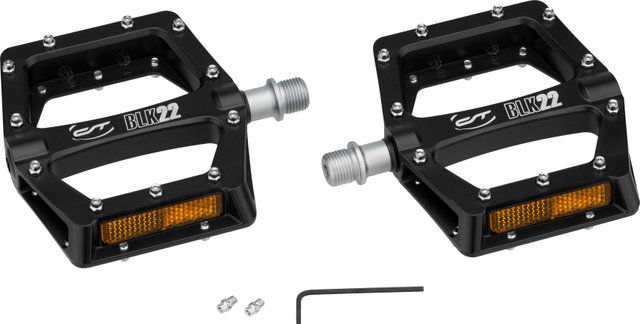CONTEC Black22 Platform Pedals - black