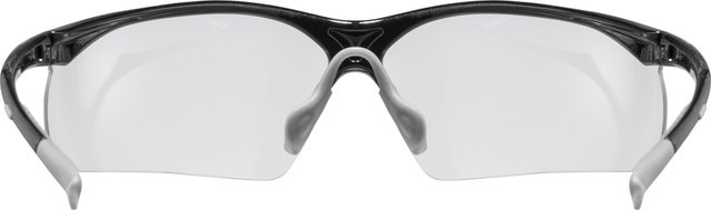 uvex lunettes de sport sportstyle 223 - black-grey/transparent