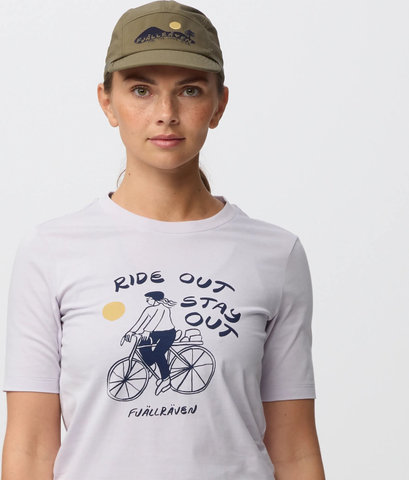 Fjällräven T-shirt Hoja Iväg pour Dames - lavender mist | L