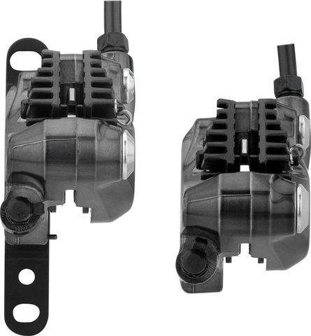 Shimano GRX v+h Set Scheibenbremse BR-RX810 + Di2 ST-RX815 - schwarz-grau | Set