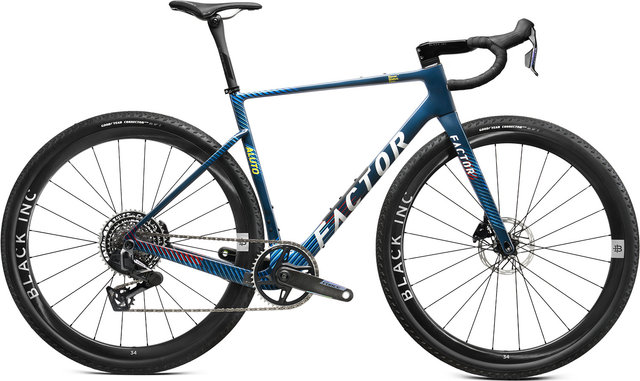Factor ALUTO Force XPLR PM Carbon 28" Gravel Bike - raptor blue/170,0 mm/M/50 mm/28" Factor ALUTO Force XPLR PM Carbon 28" Gravel Bike - raptor blue/170,0 mm/M/50 mm/28"