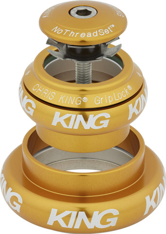 Chris King Jeu de Direction NoThreadSet EC34/28,6 - EC44/40 GripLock - gold/EC34/28,6 - EC44/40