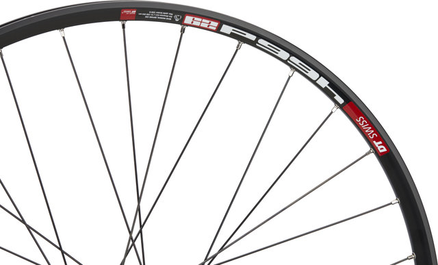 bc basic Juego de ruedas Mountain Alivio Disc 6 agujeros DT Swiss 466d 29" - negro | 29" set (RD 9x100 + RT 10x135) Shimano