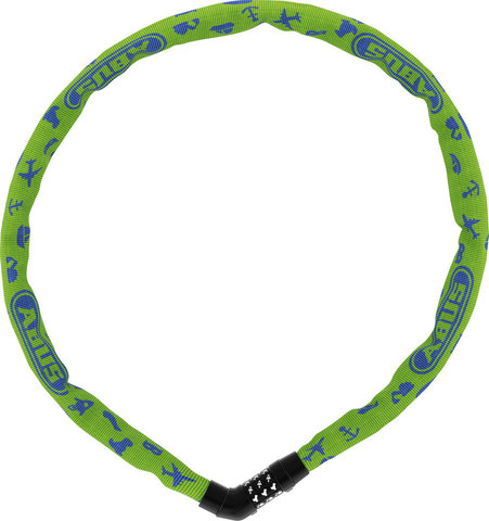 ABUS Steel-O-Chain 4804C Symbols Chain Lock - lime
