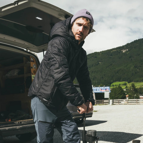 ION Chaqueta de bicicleta IOB Primaloft Shelter para hombre - black | M