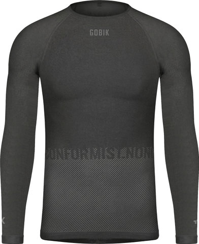 GOBIK Limber Skin maillot de corps L/S - basalt | M