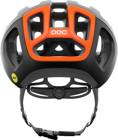 POC Casco Ventral Air MIPS - uranium black matt-fluorescent orange matt | 56 - 61 cm