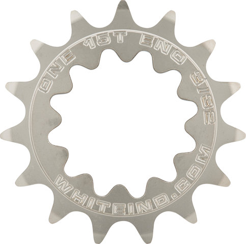White Industries Fixed Gear 3/32" Sprocket - silver/15 tooth