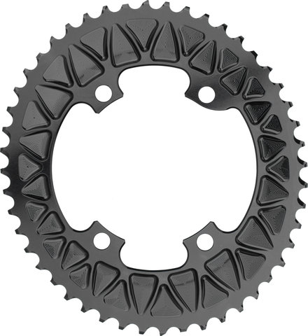 absoluteBLACK Plato Oval Road 110/4 para Sub-Compact - black/48 