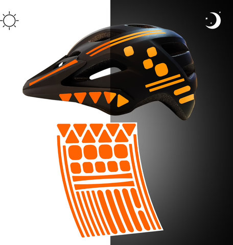 rie:sel design re:flex anywhere Reflektierende Aufkleber - orange