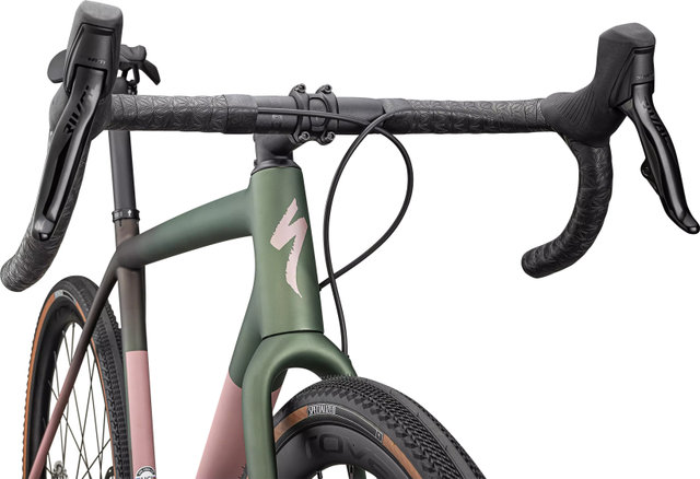 Specialized Crux Expert 28" Gravel Bike - satin cypress metallic-doppio-dusky pink-champagne/28"/M