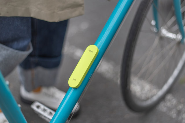 Knog Alarme et détecteur de vélo Scout - jaune-noir