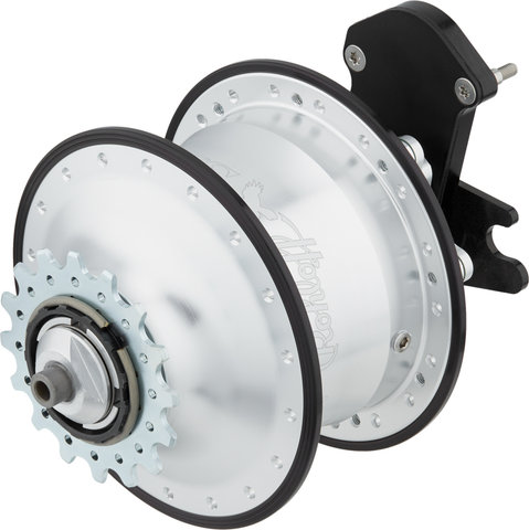 Rohloff Speedhub 500/14 CC cierre rápido 135 mm buje de cambio - plata-anodizado/Typ 8, 36 agujeros