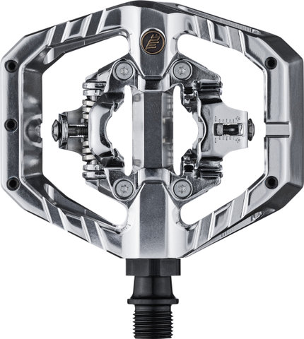 Title MTB CONNECT click/platform pedals - chrome/105 mm/90 mm