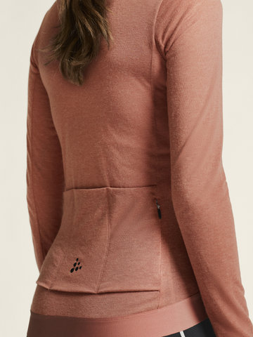 Craft Core Bike Essence Wool L/S Women's Cycling Jersey - rosy | XS