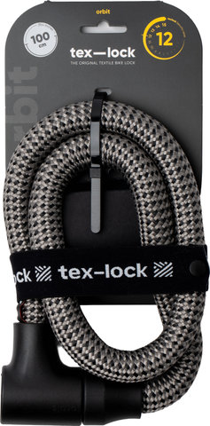 tex-lock orbit chain lock - electric grey | 120 cm