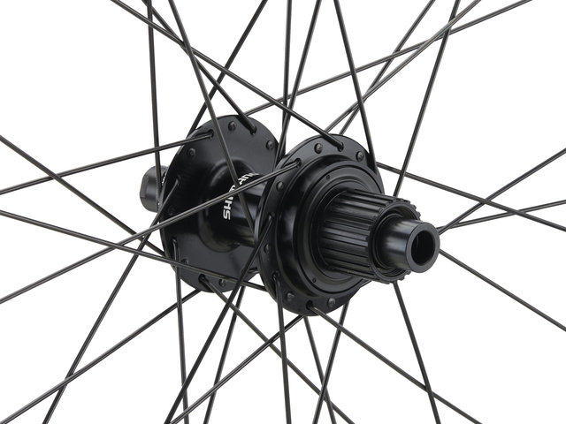 bc basic Mountain Deore Disc Center Lock DT Swiss 533D 29" Laufrad - schwarz | 29" HR 12x142 Shimano Micro Spline