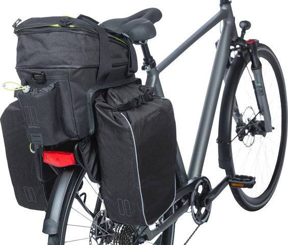 Basil Trunk bag XL Pro MIK - black lime/36 l