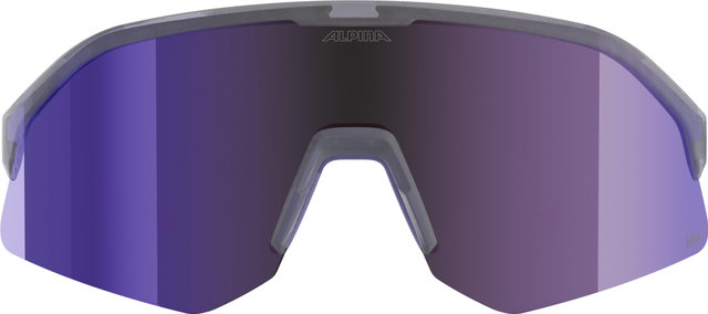 Alpina Sonic HR M Q-Lite Sports Glasses - lilac transparent gloss | mirror purple