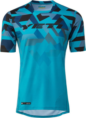 Yeti Cycles Maillot Enduro S/S - turq geo fade/XL