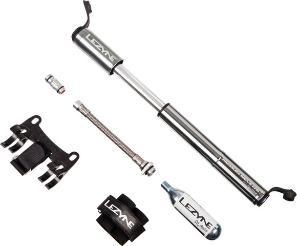 Lezyne Mini-Pompe Hybride Pressure Drive CFH V2 - gris