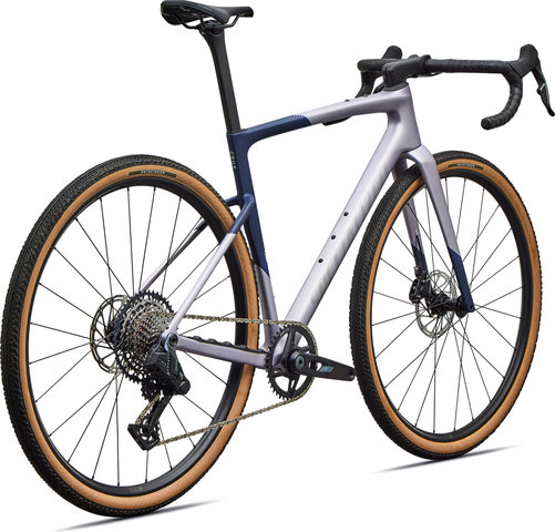 Specialized Vélo de gravel Crux 5 Comp carbone 28" - amethyst frost-deep marine-shadow silver | S | 28" | 51 mm | 165,0 mm