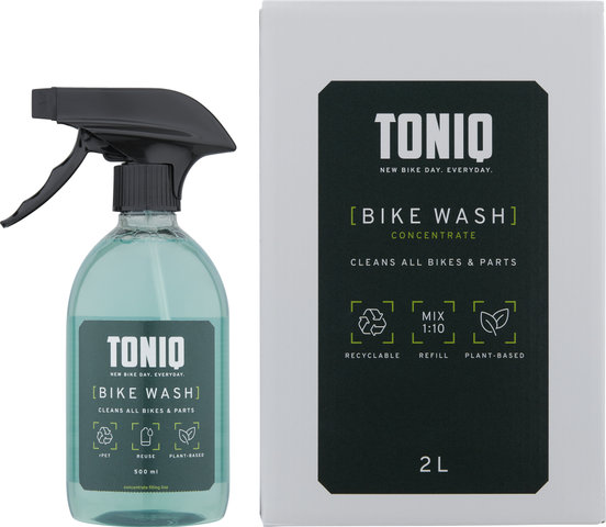 TONIQ Bike Wash Fahrradreiniger 500 ml + 2 Liter Konzentrat Bundle - universal