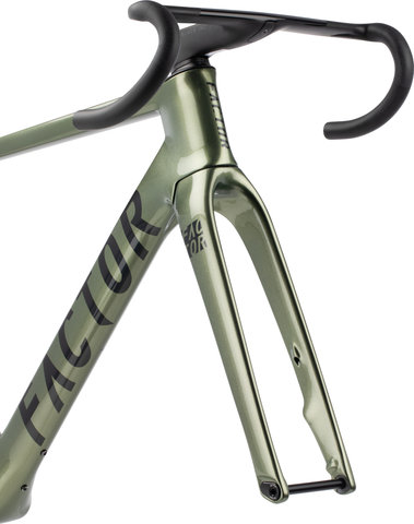 Factor OSTRO Gravel V.A.M. UDH Disc Shimano Carbon Rahmenkit - olive green | M | 27,5" (650B), 28" | 0 mm | 50 mm | 38 cm, 110 mm